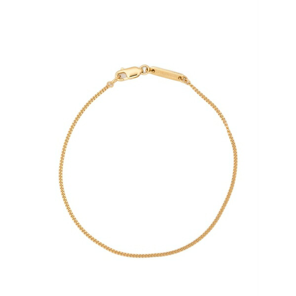 トム木材 メンズ ブレスレット・バングル・アンクレット 添え物 Jil curb-chain bracelet Gold