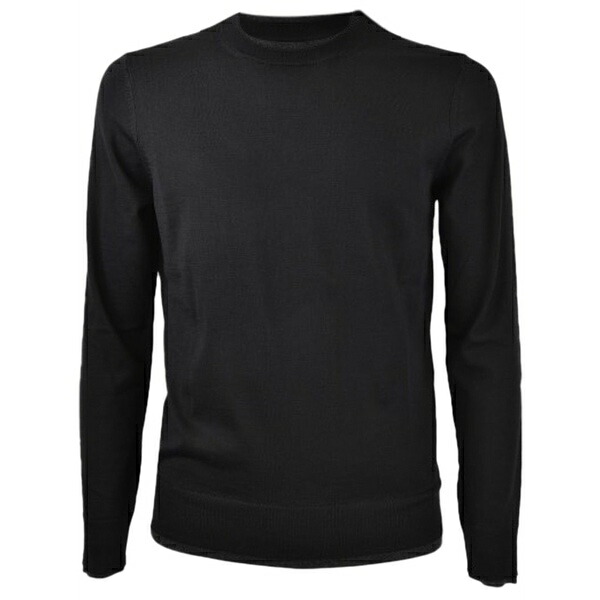 パウロペコラ メンズ スポーツシャツ トップス Wool polo shirt Black