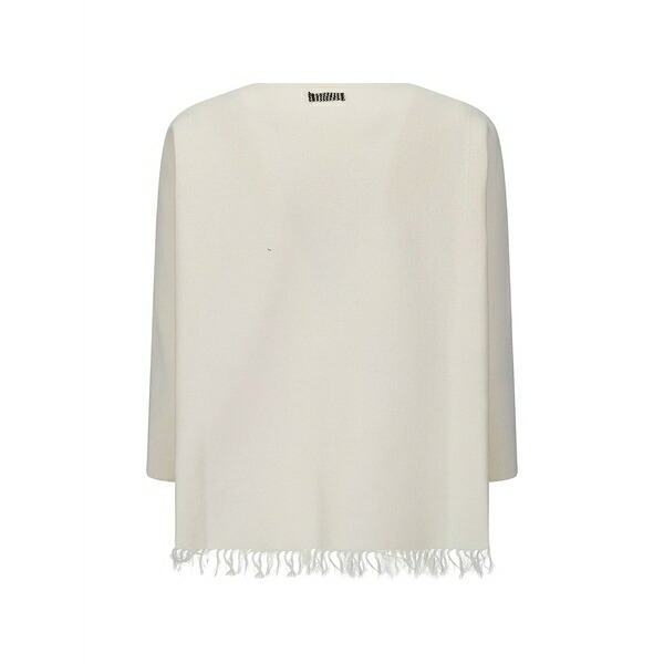 アルキヴィオ ビー レディース ティーシャツ トップス Frage fringed top Neutrals