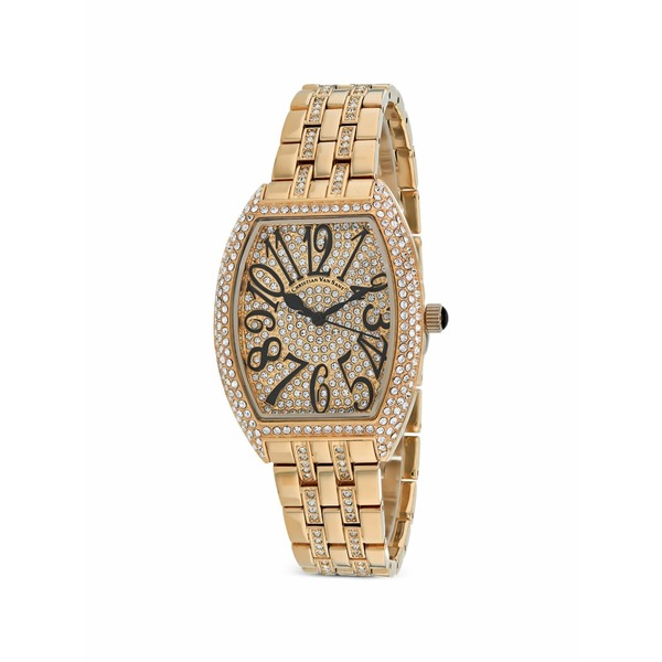 クリスチャンバンサント レディース ウオッチ 付属物 46粍 embellished watch Pink