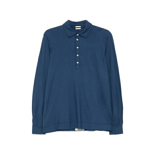 マッシモ アルバ メンズ プルオーバー トップス Raya buttoned shirt Blue