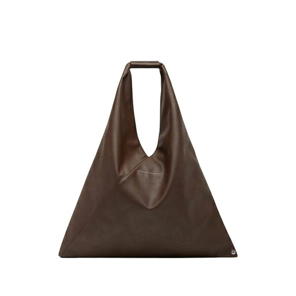 マルタンマルジェラ レディース トートバッグ 御徒面子 Medium japanses tote bag Brown