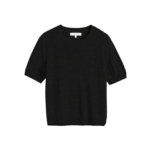 チンティアンドパーカー レディース ティーシャツ トップス Short-sleeve t-shirt Black