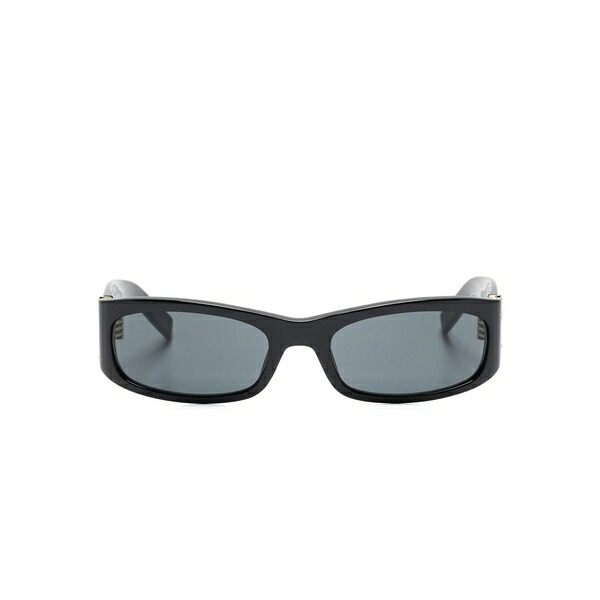 サンローラン アイウェア メンズ サングラス・アイウェア 付属物 Logo rectangular sunglasses Black