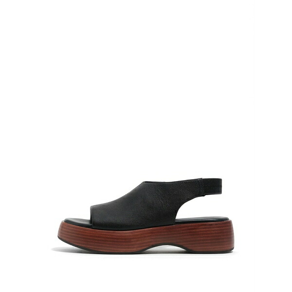 ビンバ イ ローラ レディース サンダル シューズ Platform leather sandals Black