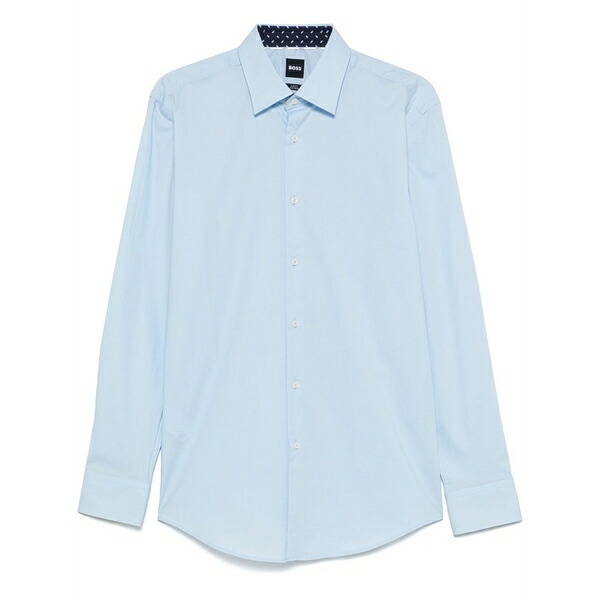 ボス メンズ シャツ トップス Long-sleeve shirt Blue｜asty