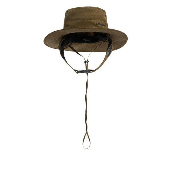 ディースクエアード メンズ かぶり笠 佩び物 Explorer hat Green