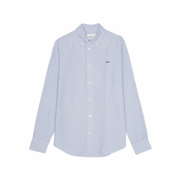 エヌエヌ77 メンズ シャツ トップス Colby shirt Blue｜asty