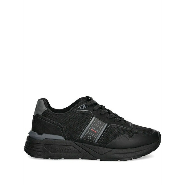 ブラウアー メンズ スニーカー シューズ Mesh-panel sneakers  Black