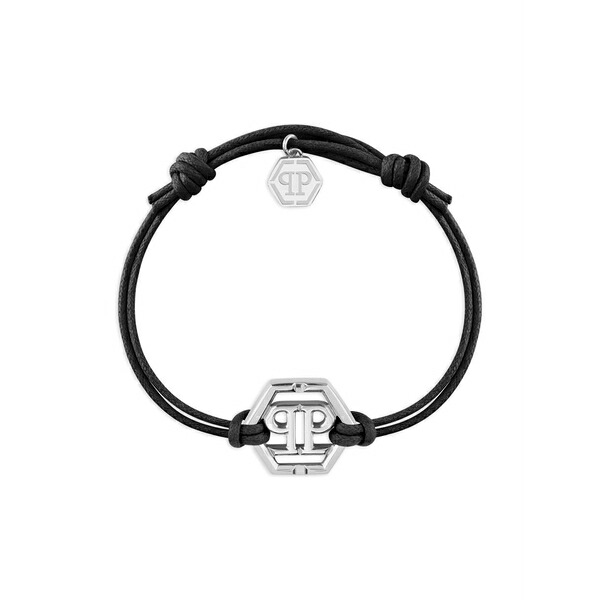 フィリップ飾り気のない メンズ ブレスレット・バングル・アンクレット 付属物 Friendship hexagon bracelet Silver