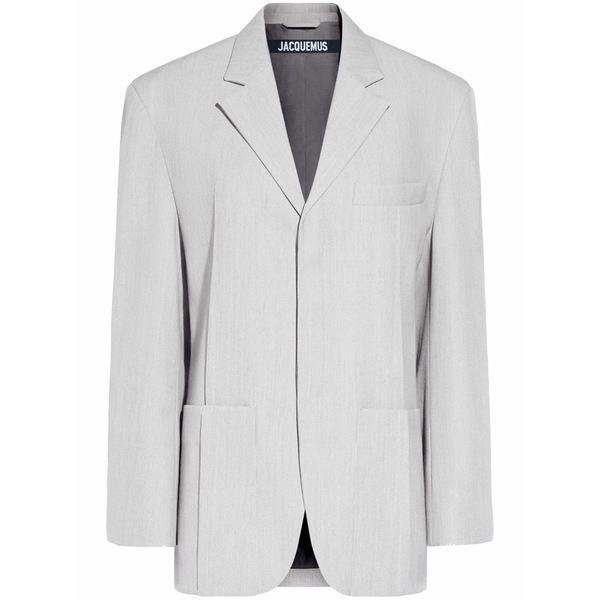 ジャクエムス レディース 上衣＆上衣 アウター La veste h\u0027homme blazer Grey