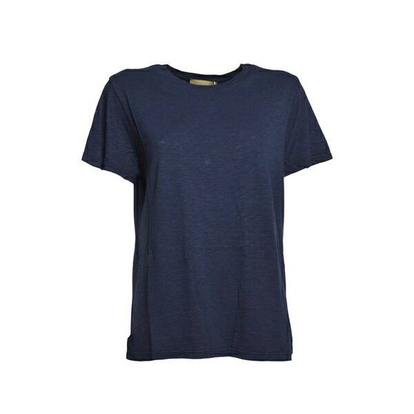 モモン レディース プルオーバー トップス Calavera short-sleeve slub-texture t-shirt Blue