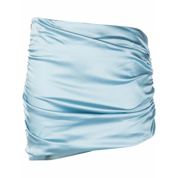 アレッサンドラ・リッチ レディース スコート ボトムス Asymmetric satin mini skirt Blue