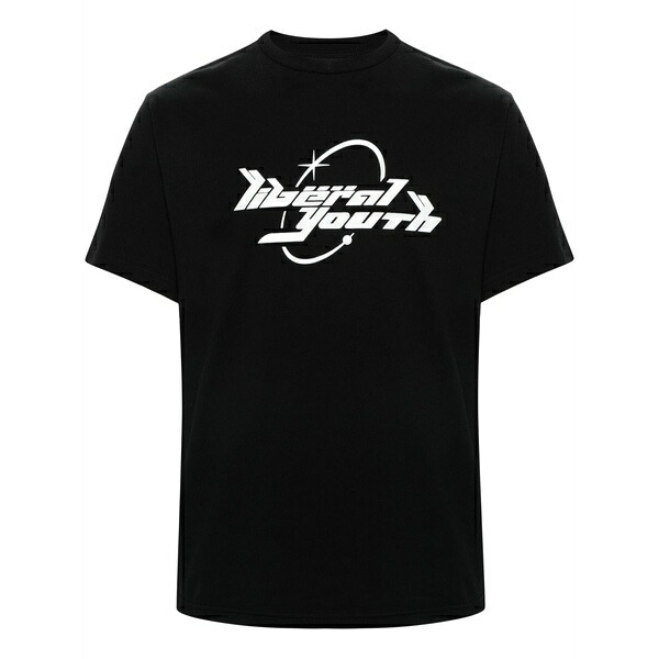 革新的 若い衆 ミニストリー メンズ プルオーバー トップス Logo-print cotton t-shirt Black