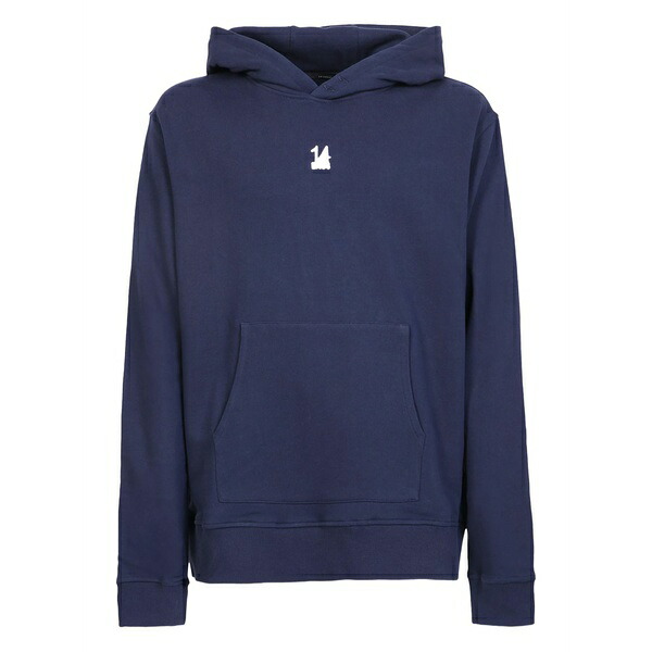 フォーティーンブロス メンズ パーカー・スウェットシャツ アウター Logo hoodie Blue｜asty 67,800円