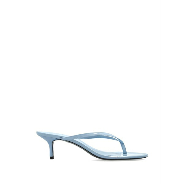 黒いこと スエードクロス 制作室 レディース サンダル シューズ Tash 50 thong sandals Blue