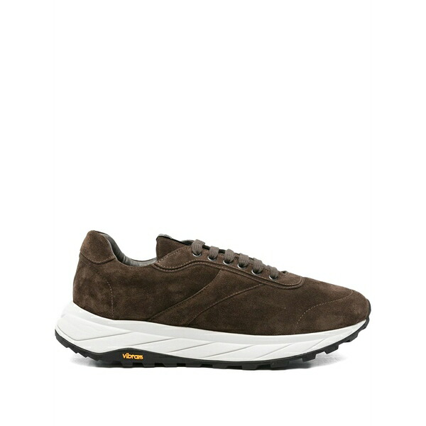 コルネリアーニ メンズ スニーカー シューズ Suede lace-up sneakers Brown