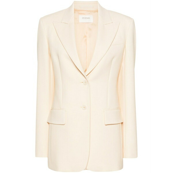 運動競技マックス レディース 上衣＆上衣 アウター Single-breasted blazer Neutrals