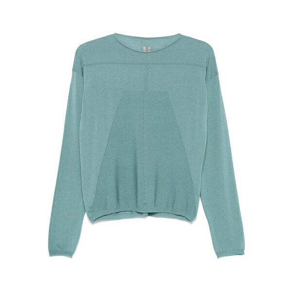 リックオウエンス レディース 編み物\u0026ティーシャツ アウター Virgin-wool jumper Green