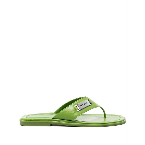 バイファー レディース サンダル シューズ Piel thong flip flops Green|asty