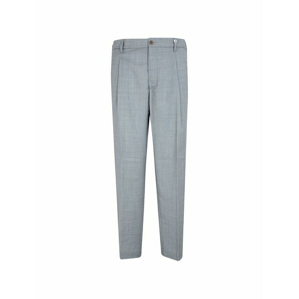 ミース メンズ 心地好いズボン下 ボトムス Pleated wool trousers Grey