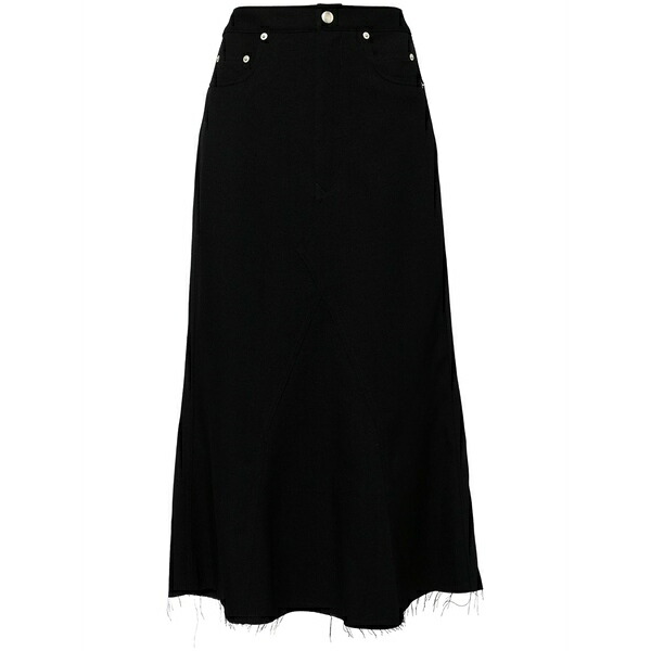 リックオウエンス レディース スコート ボトムス Frayed-edge skirt Grey