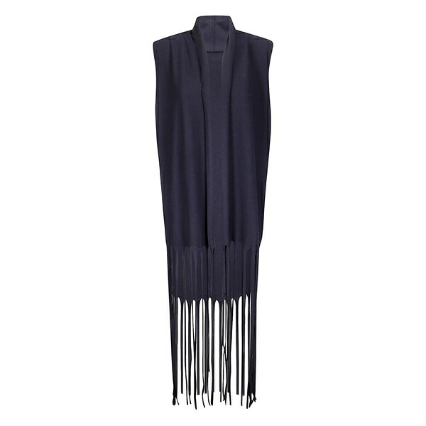 アルキヴィオ ビー レディース プルオーバー トップス Fringed sweater Blue