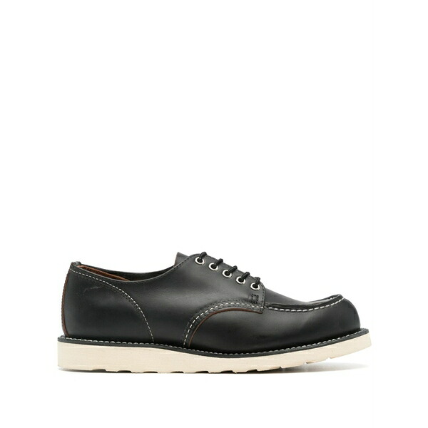 レッドウィング メンズ お召しものシューズ シューズ Contrast-stitch lace-up boat shoes Black