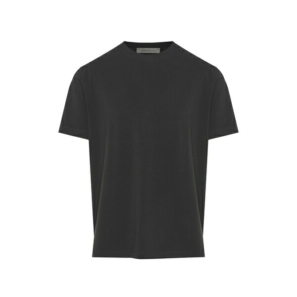 コルネリアーニ メンズ Tシャツ トップス Crew-neck t-shirt Black｜asty