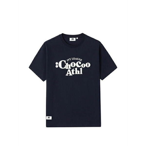 黒茶 メンズ プルオーバー トップス Graphic-print t-shirt Blue