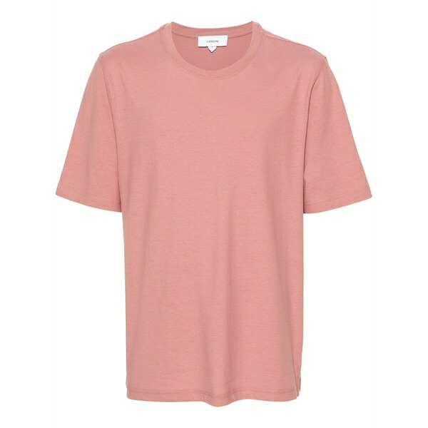 ラルディーニ メンズ プルオーバー トップス Round-neck cotton t-shirt    Pink