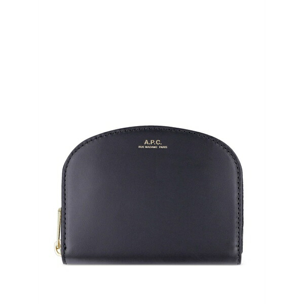 アーペーセー レディース 金入れ 付属物 Demi-lune wallet Black