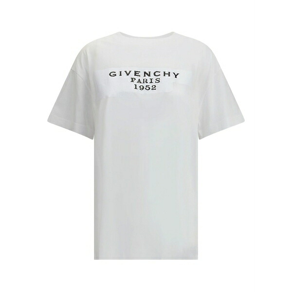 ジバンシー レディース プルオーバー トップス Logo-print t-shirt White