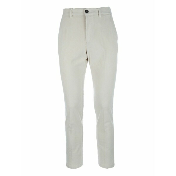 クルーナ メンズ 心地よいズボン下 ボトムス Corduroy button-fastening trousers Neutrals