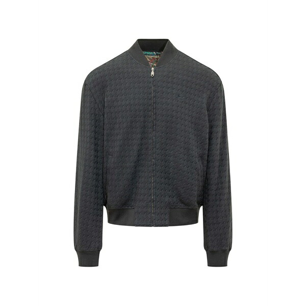 エトロ メンズ 上衣＆上衣 アウター Patterned bomber jacket Grey