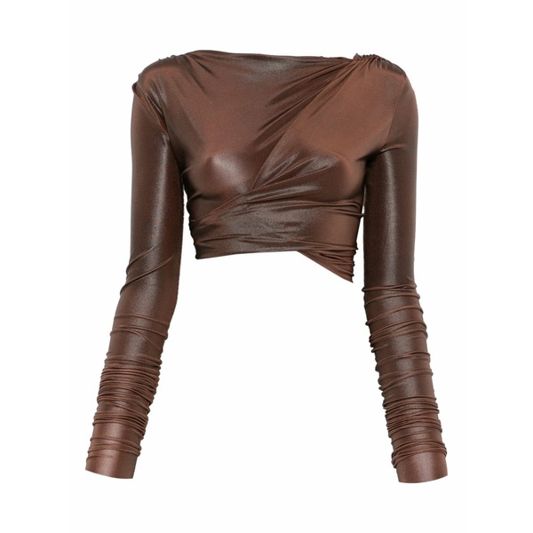 リックオウエンスリリーズ レディース ティーシャツ トップス Jade top Brown