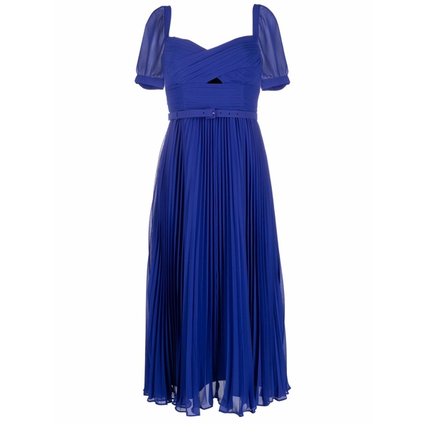セルフ・ポートレイト レディース 衣裳 トップス Sweetheart-neck dress Blue