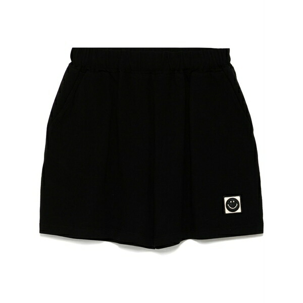 ジョシュア サンダース レディース カジュアルパンツ ボトムス Piquet smiley shorts Black｜asty