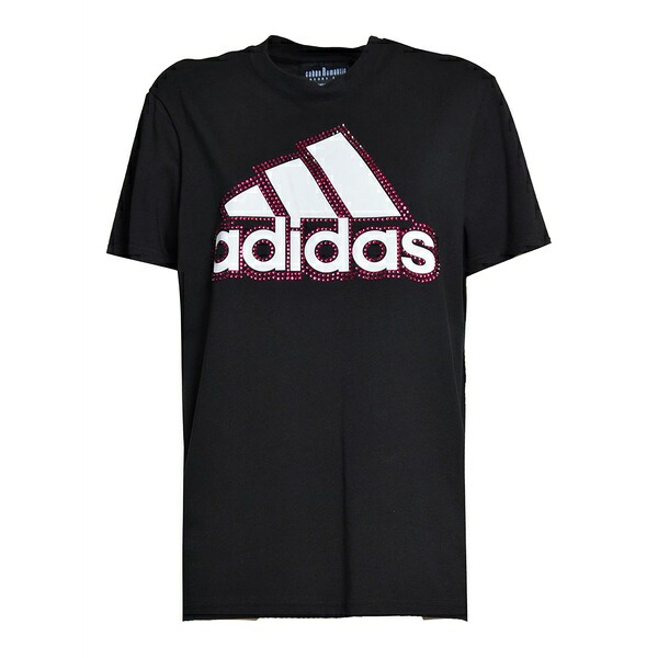 キャバン・ロマンチック レディース プルオーバー トップス X adidas cotton t-shirt Black