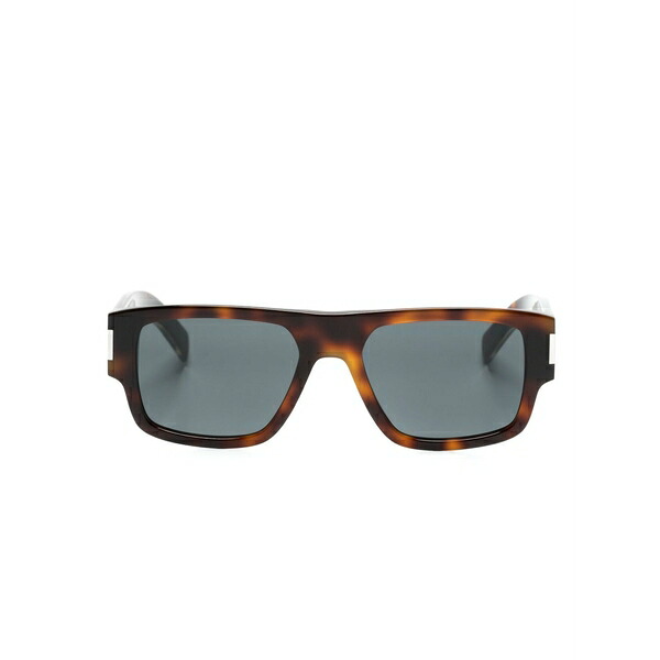 サンローラン アイウェア メンズ サングラス・アイウェア 付属物 Sl 659 square-frame sunglasses  Brown