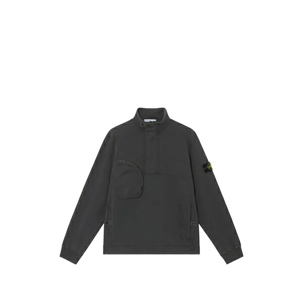 ストーンアイランド メンズ パーカー・スウェットシャツ アウター Chest-pocket sweatshirt Grey