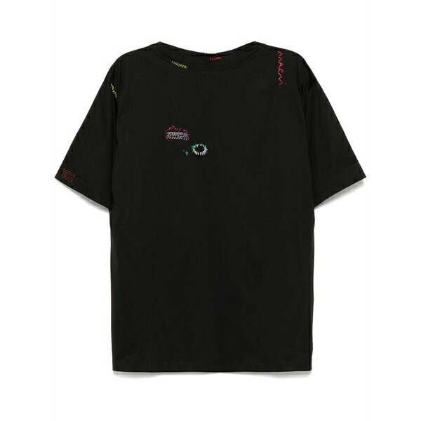 マルニ メンズ プルオーバー トップス Embroidered t-shirt Black