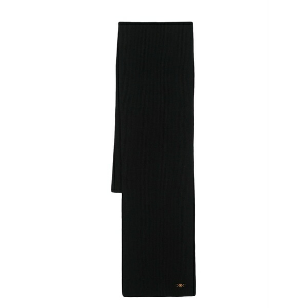 ヴェルサーチ レディース 消音装置・袈裟・えり巻き 佩び物 Medusa \u002795 ribbed-knit scarf Black