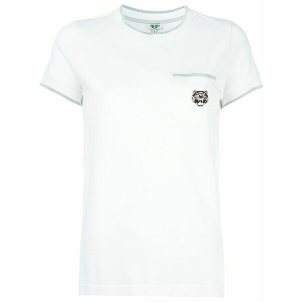ケンゾー レディース プルオーバー トップス Mini tiger t-shirt White
