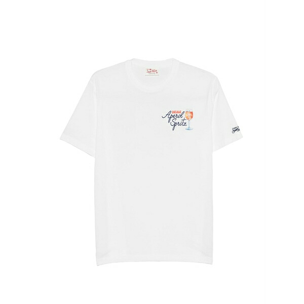 エムシーツーセイントバース メンズ プルオーバー トップス Graphic-print cotton t-shirt White
