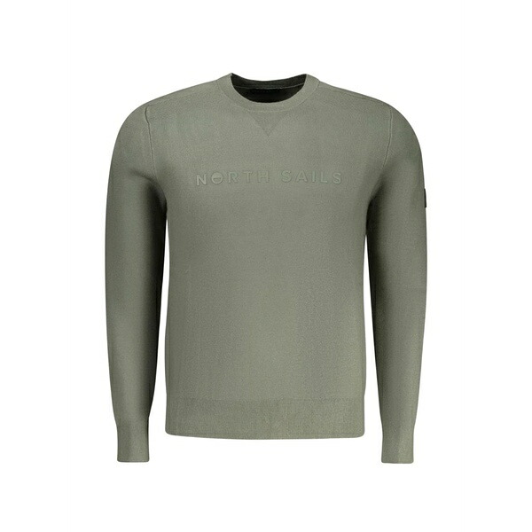 北の方大売り出し メンズ 編み物\u0026スウェーター アウター Logo-detail crew-neck sweater Green