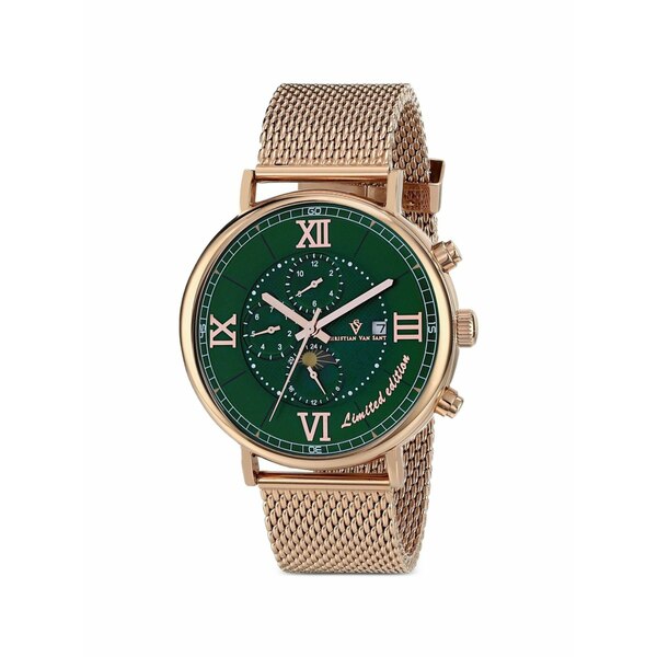 クリスチャンバンサント メンズ ウオッチ 付属品 Somptueuse ltd 46粍 watch Green