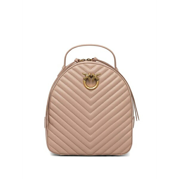 ピンコ レディース うしろ側容器に並べる・背嚢 御徒面子 Leather backpack Neutrals
