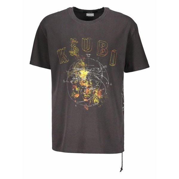スビ メンズ プルオーバー トップス Graphic-print cotton t-shirt Grey