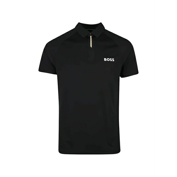 ボス メンズ ポロシャツ トップス Paddytech polo shirt Black｜asty